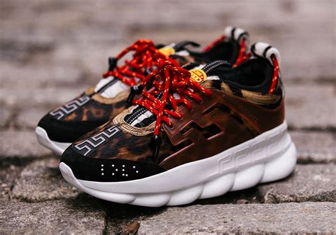 versace chain reaction tennis shoes|versace chain reaction twill.